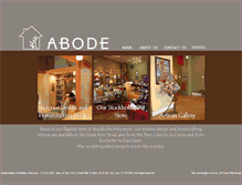 Tablet Screenshot of abodegallery.com
